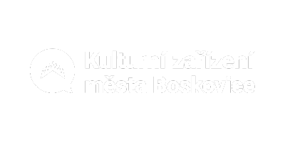 Logo | Kulturní zařízení města Boskovice - bílé | Reference